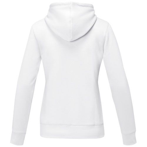 white Sudadera con capucha para mujer