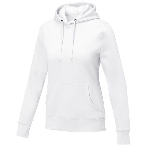 white Sudadera con capucha para mujer