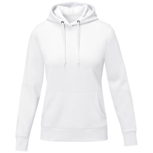 white Sudadera con capucha para mujer