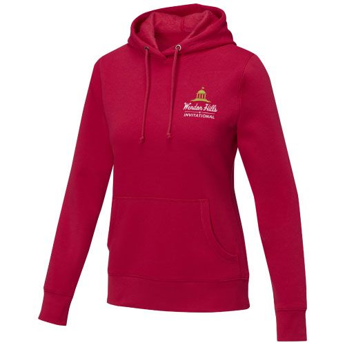 red Sudadera con capucha para mujer