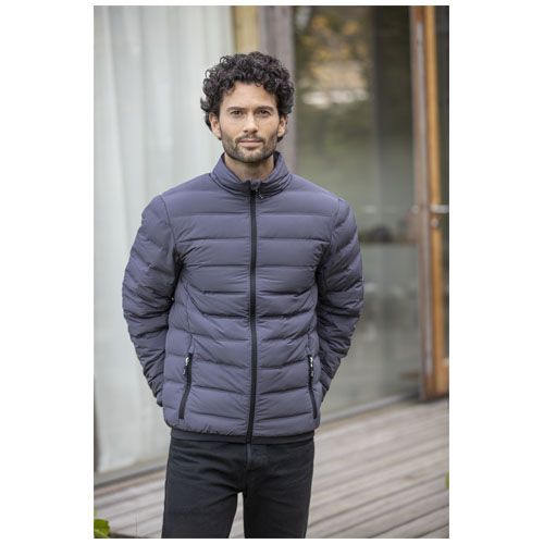 black Chaqueta de plumón con aislamiento para hombre