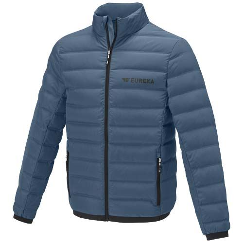 azul oscuro Chaqueta de plumón con aislamiento para hombre