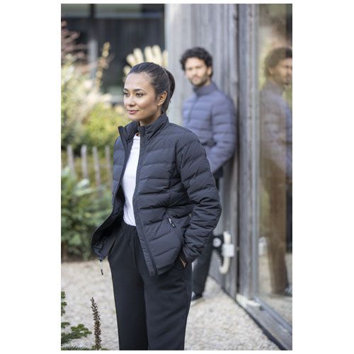 black Chaqueta de plumón con aislamiento para hombre