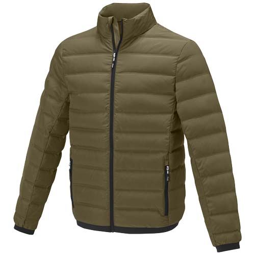 verde bosque Chaqueta de plumón con aislamiento para hombre Macin