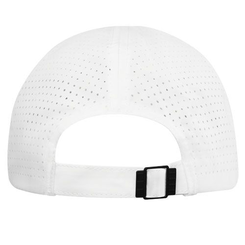 white Gorra reciclada de 6 paneles Cool Fit GRS