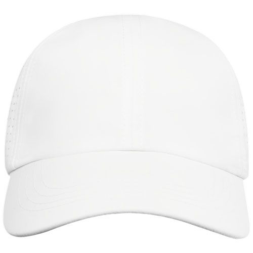 white Gorra reciclada de 6 paneles Cool Fit GRS
