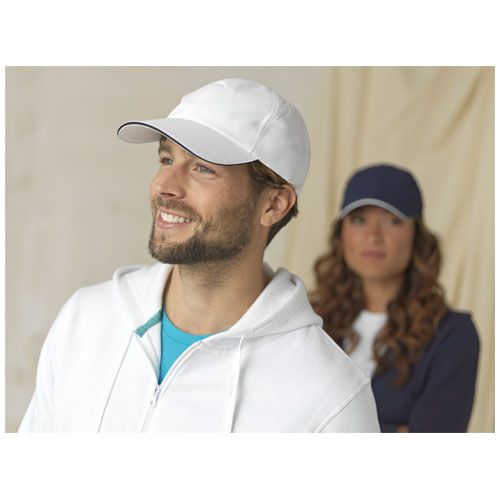 black Gorra sandwich reciclada de 6 paneles Cool Fit GRS