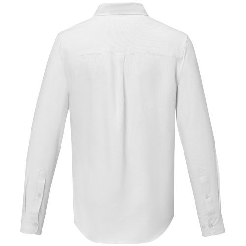 white Camisa de manga larga para hombre de 130 g/m²