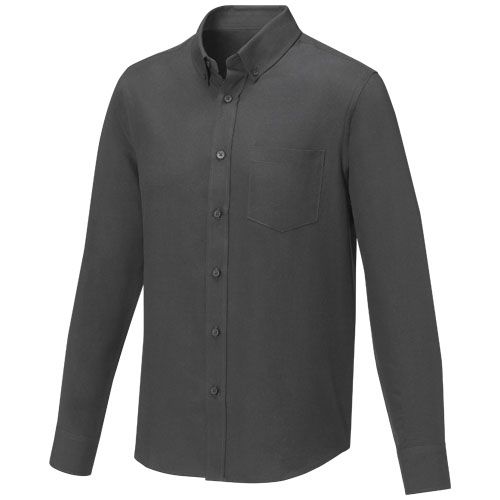 gris tormenta Camisa de manga larga para hombre