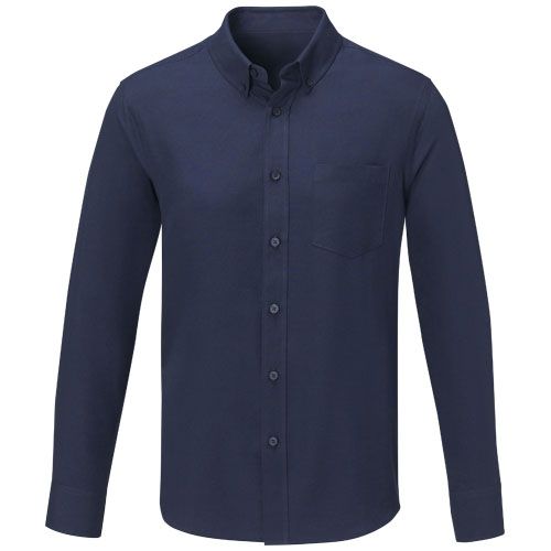 azul marino Camisa de manga larga para hombre
