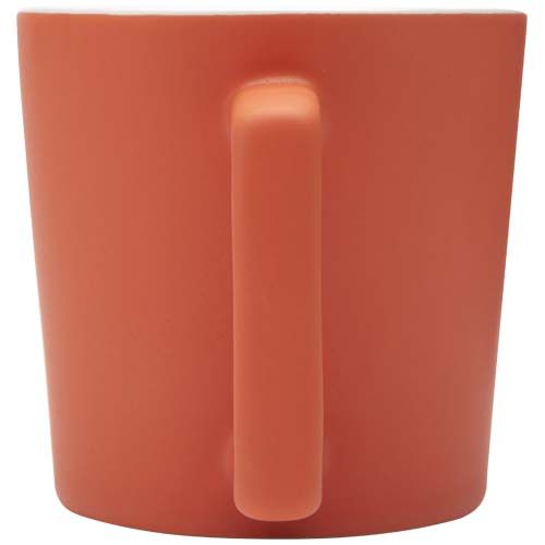orange Taza de cerámica de 370 ml con acabado mate