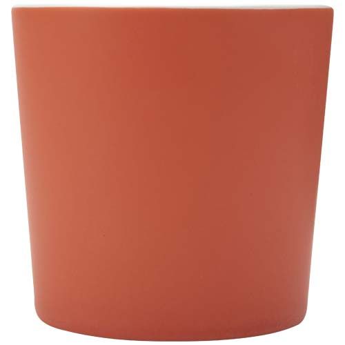 Taza de cerámica de 370 ml con acabado mate 