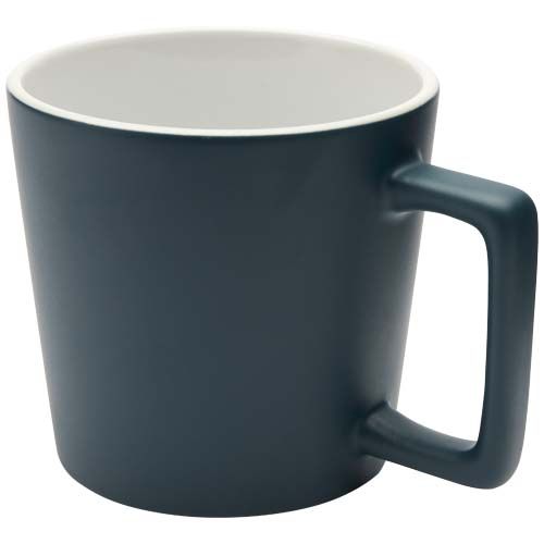 verde mar Taza de cerámica de 370 ml con acabado mate
