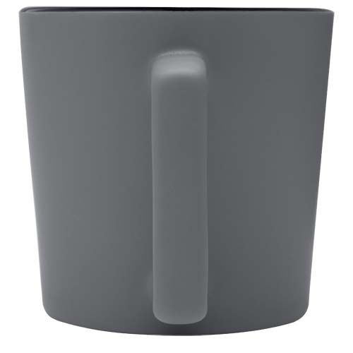 negro/gris mate Taza de cerámica de 370 ml con acabado mate