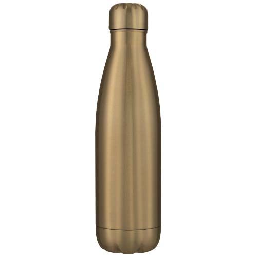 dorado Botella de acero inoxidable con aislamiento al vacío de 500 ml