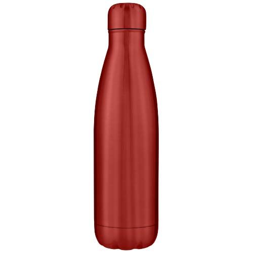 red Botella de acero inoxidable con aislamiento al vacío de 500 ml