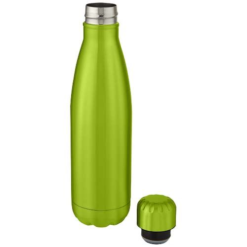 verde lima Botella de acero inoxidable con aislamiento al vacío de 500 ml