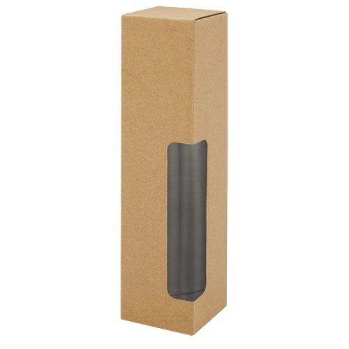 titanio Botella de acero inoxidable con aislamiento al vacío de 500 ml
