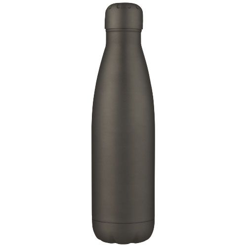 gris mate Botella de acero inoxidable con aislamiento al vacío de 500 ml