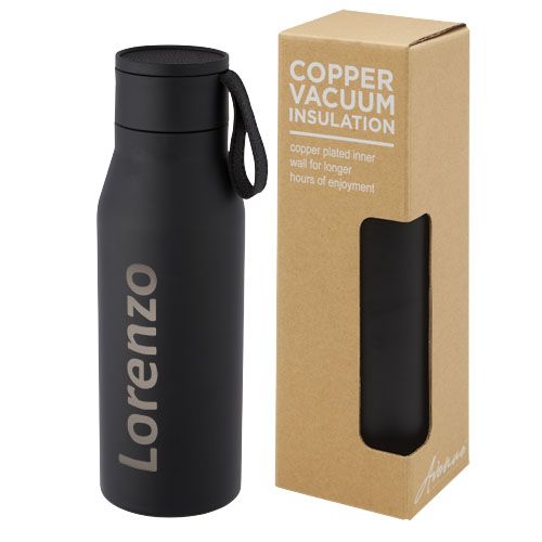Botella de acero inoxidable con aislamiento al vacío de cobre de 500 ml  
