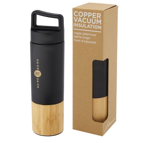 Botella de acero inoxidable con aislamiento al vacío de cobre de 540 ml con 