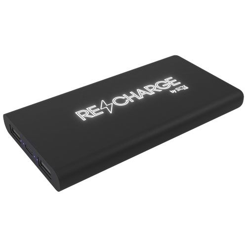 BATERÍA EXTERNA INALÁMBRICA DE CAUCHO LUMINOSA DE 10 000 MAH 