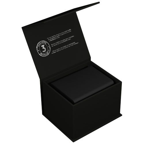 Soporte para lápices antibacteriano con logotipo retroiluminado y doble salida USB 