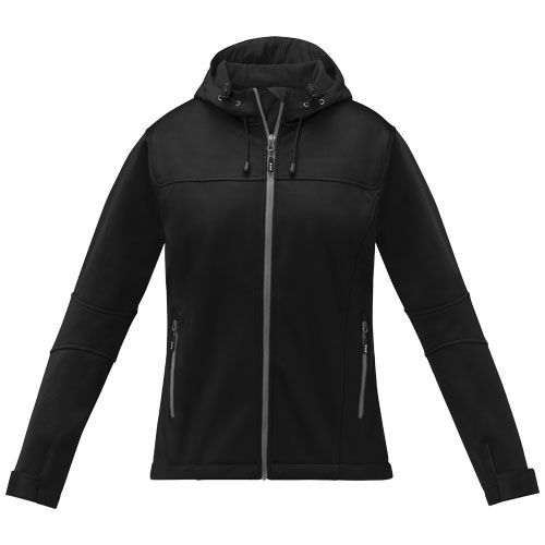 black Chaqueta softshell para mujer