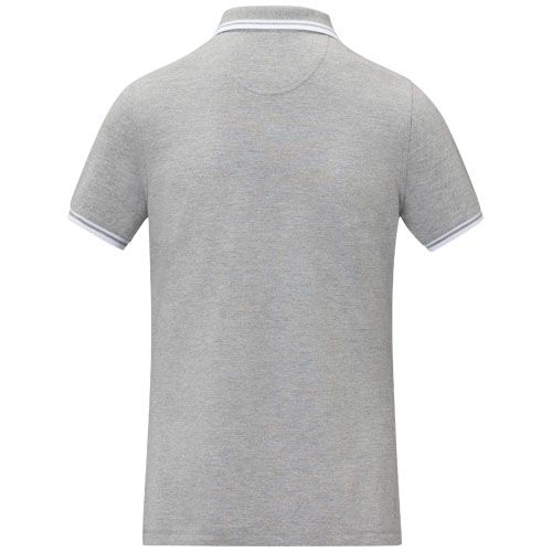 Polo de manga corta con ribete para mujer 