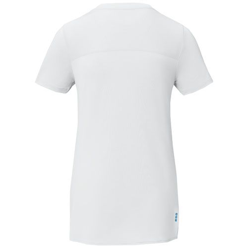 white Camiseta Cool fit de manga corta para mujer en GRS reciclado