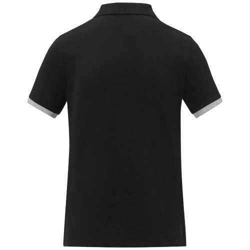 Polo de manga corta de dos tonos para mujer 