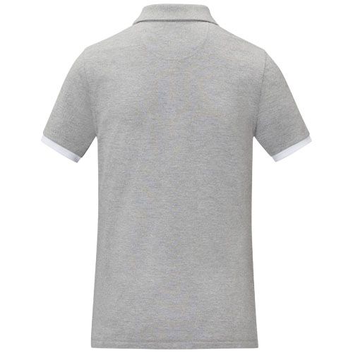 Polo de manga corta de dos tonos para mujer 