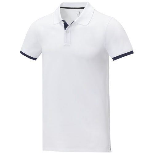 POLO DE MANGA CORTA DE DOS TONOS PARA HOMBRE 