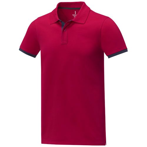 Polo de manga corta de dos tonos para hombre de 200 g/m² 