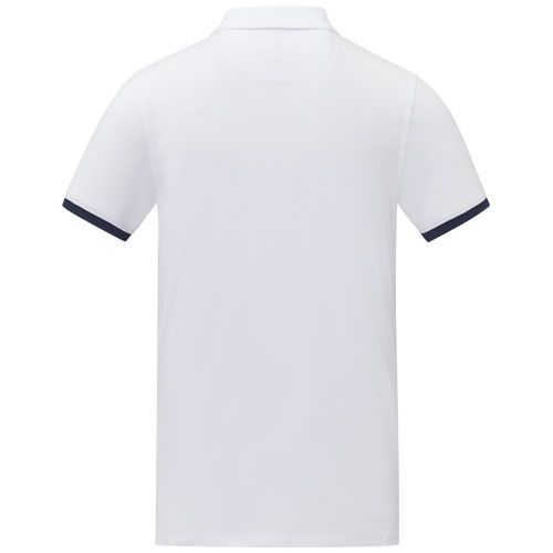 Polo de manga corta de dos tonos para hombre 