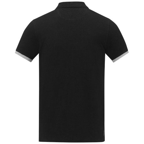 Polo de manga corta de dos tonos para hombre 