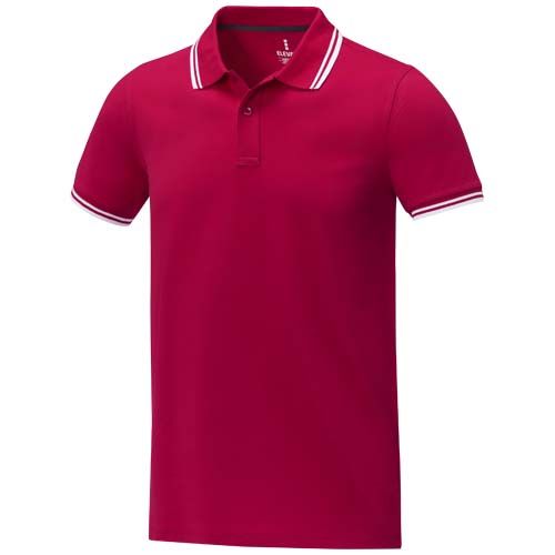 POLO DE MANGA CORTA CON RIBETE PARA HOMBRE DE 200 G/M² AMARAGO