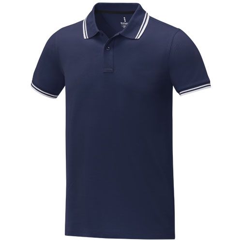 POLO DE MANGA CORTA CON RIBETE PARA HOMBRE 