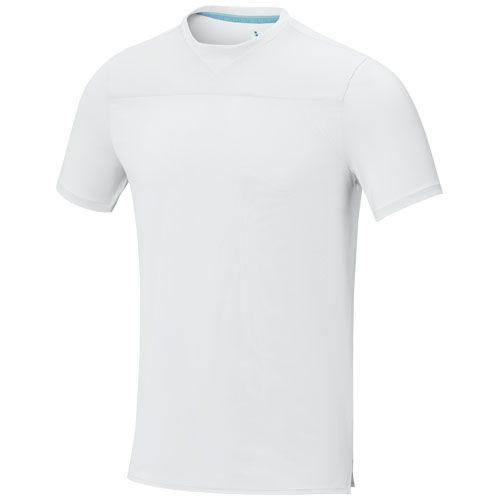white Camiseta Cool fit de manga corta para hombre en GRS reciclado de 160 g/m²