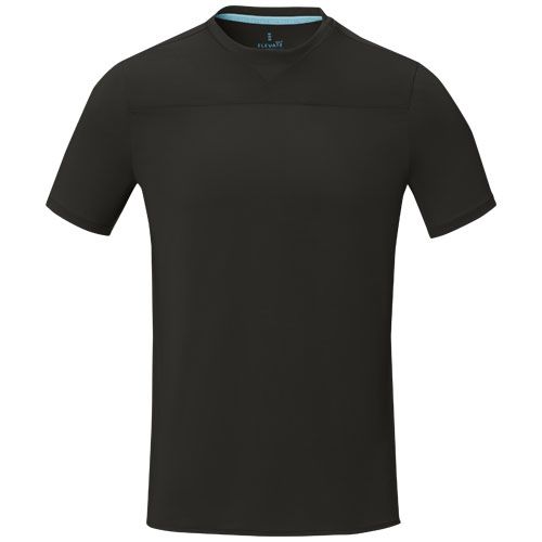 black Camiseta Cool fit de manga corta para hombre en GRS reciclado de 160 g/m² Borax