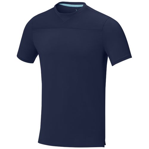 azul marino Camiseta Cool fit de manga corta para hombre en GRS reciclado