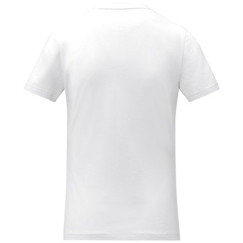 Camiseta de manga corta y cuello en V para mujer 