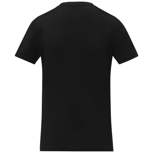 Camiseta de manga corta y cuello en V para mujer 