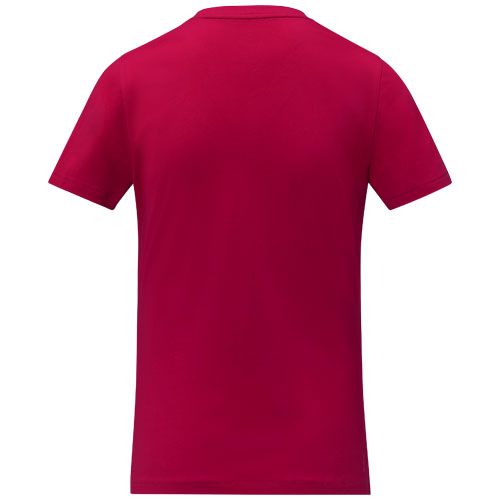 Camiseta de manga corta y cuello en V para mujer 