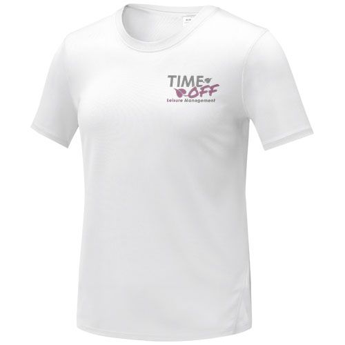 white Camiseta Cool fit de manga corta para mujer de 105 g/m² Kratos