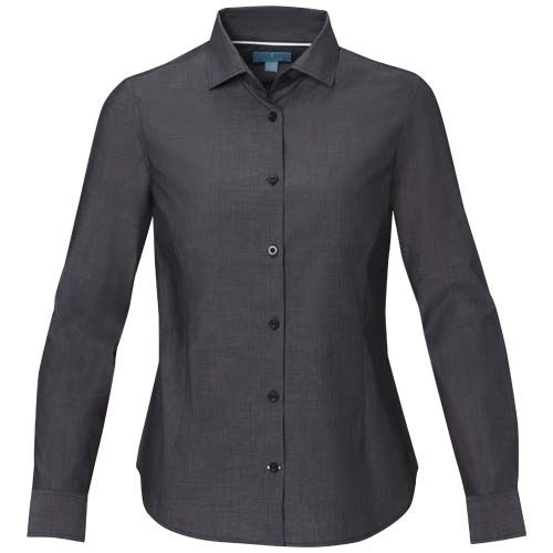 Camisa orgánica de manga larga para mujer