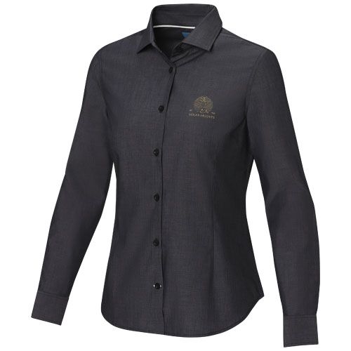 Camisa orgánica de manga larga para mujer
