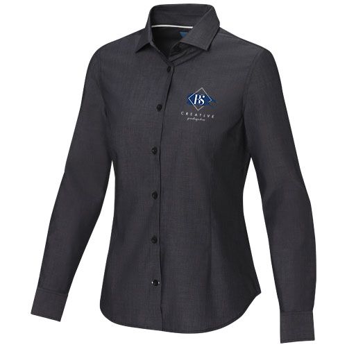Camisa orgánica de manga larga para mujer