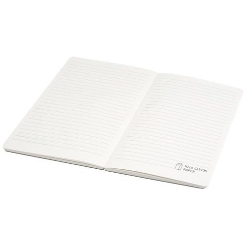 de blanco Libreta A5 sin lomo fabricada con cartones de leche recilados