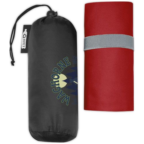 Toalla ultraligera y de secado rápido de PET reciclado 130 x 80 cm 